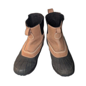 LL Bean Storm Chaser Mens 10 M Chelsea Duck Boots Primaloft 200G Waterproof Brn